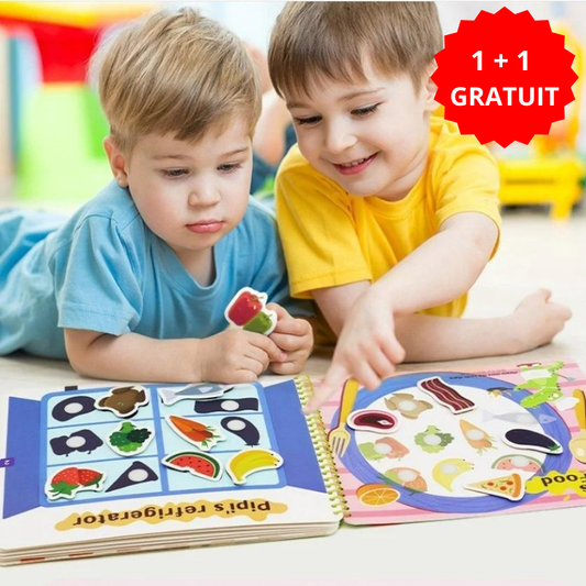 Livre Montessori pour enfants | 1 + 1 GRATUIT